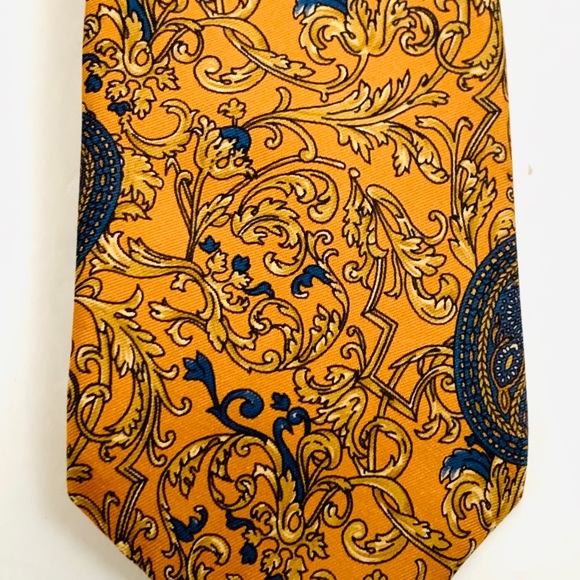 Oscar de la Renta Couture Vintage Neck Tie GUC - Picture 2 of 10